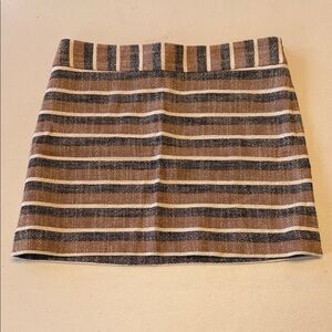 Theory Striped Mini Skirt